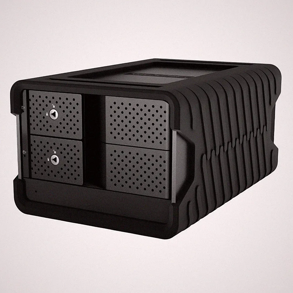 Glyph Blackbox Pro Raid 40TB Black Desktop Drive with Thunderbolt 3 Interface